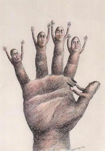 Dessin édifiant de Topor.