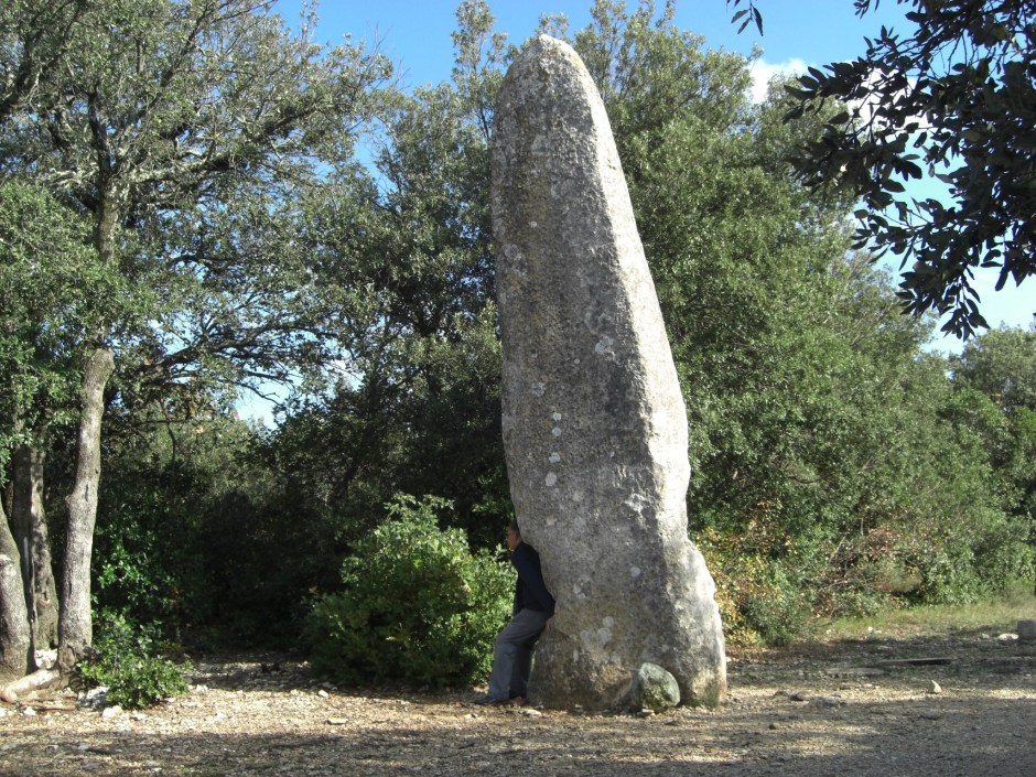 Menhir de Lussn, Gard.